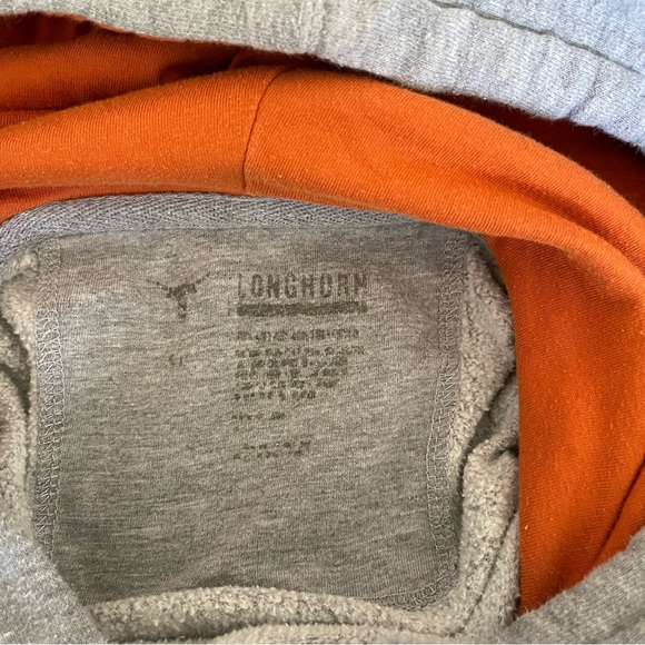 Vintage Gray Texas Hoodie with Orange Accents - Picture 8 of 8